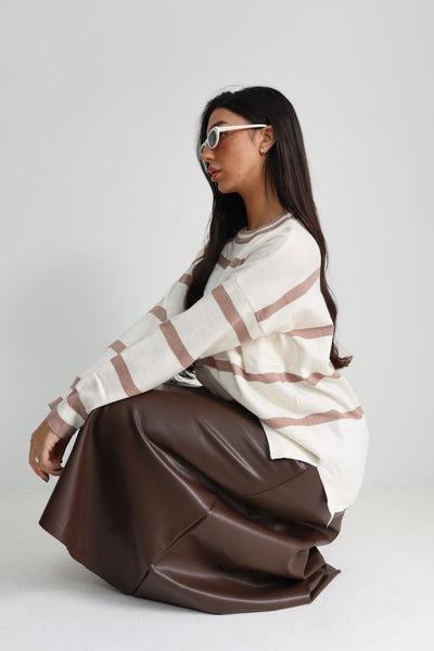 חולצה סריג פסים