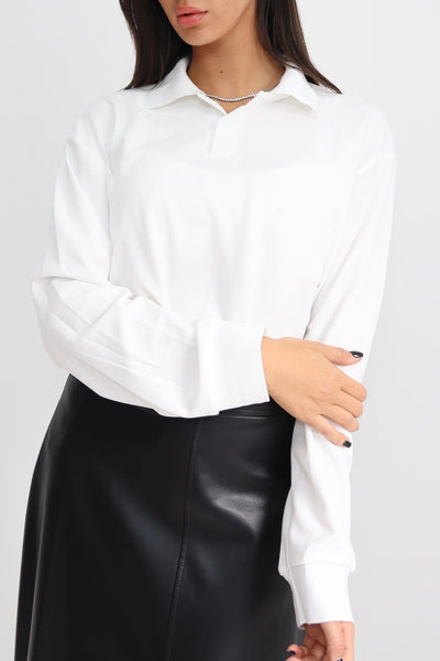 חולצה צווארון ארוכה