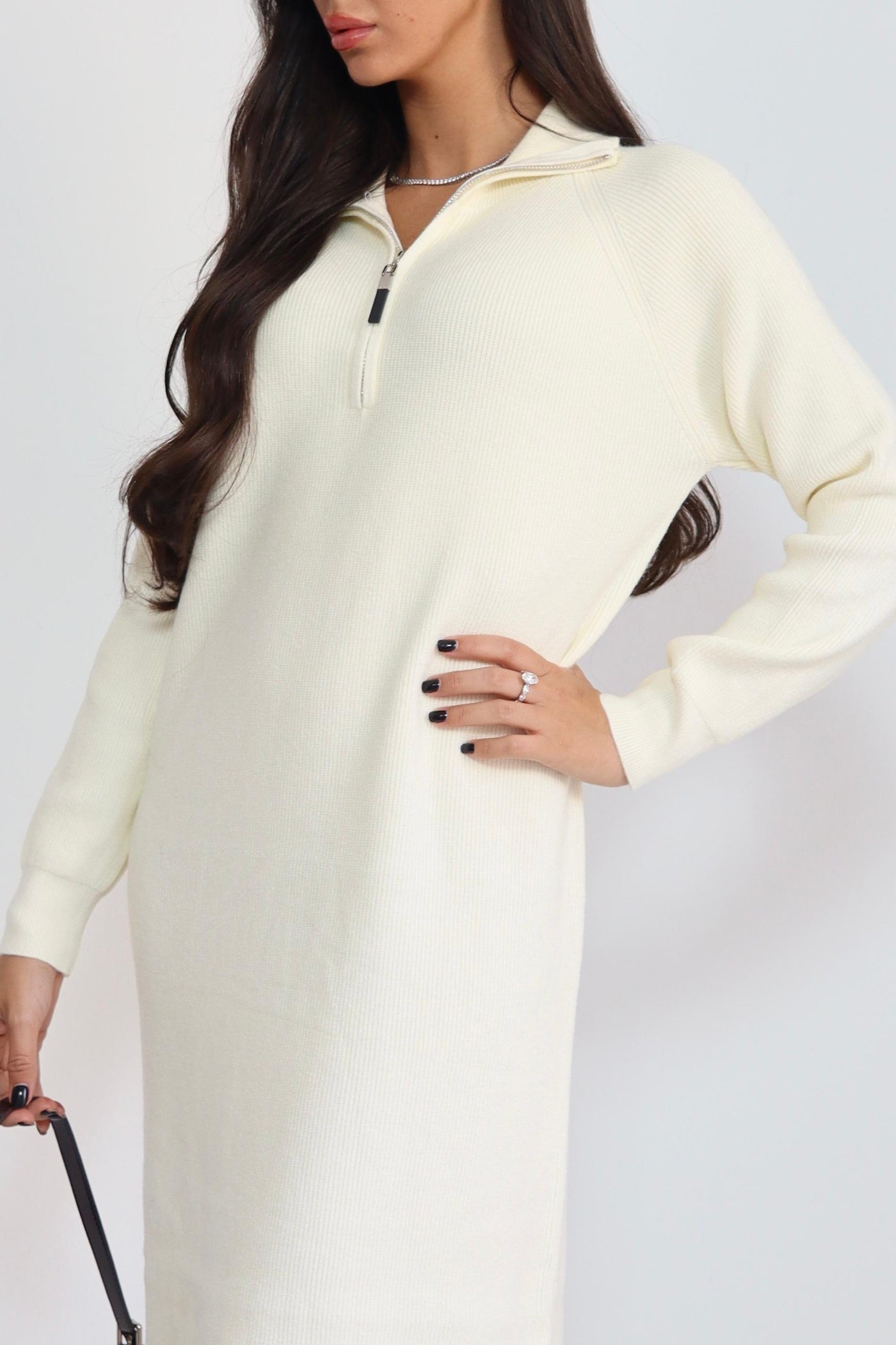 שמלה סריג גולף ריצרצץ