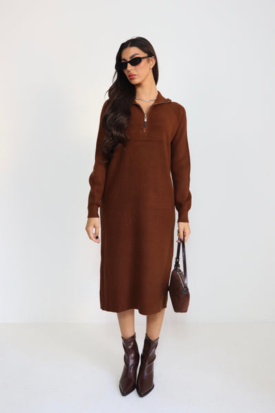 שמלה סריג גולף ריצרצץ