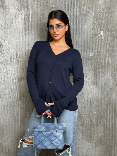 עליונית כפתורים עם כפפה