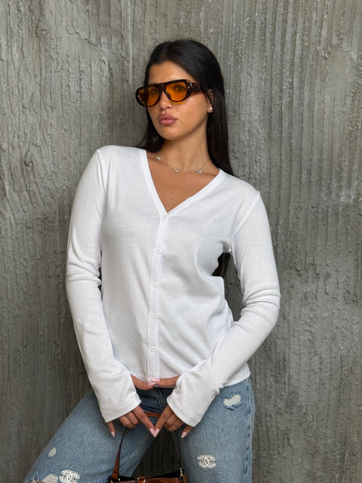 עליונית כפתורים עם כפפה