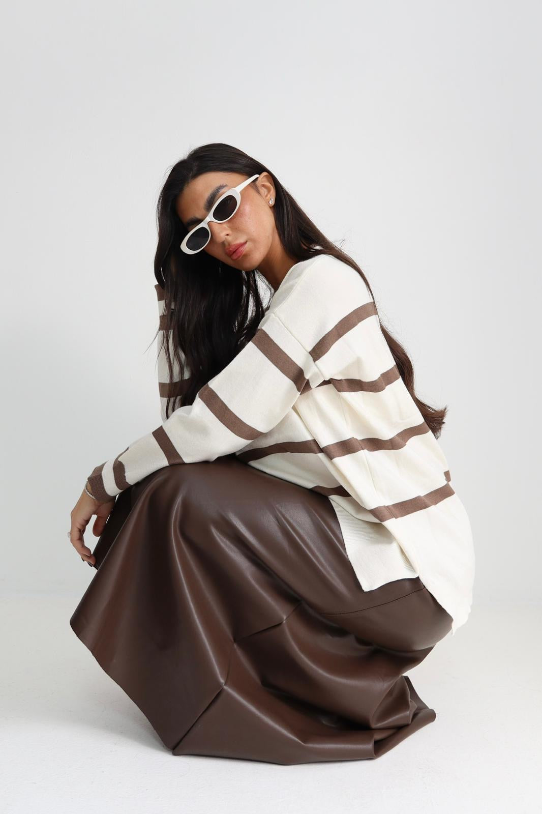 חולצה סריג פסים