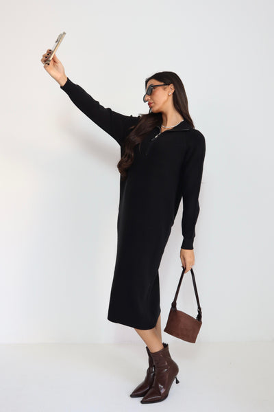 שמלה סריג גולף ריצרצץ