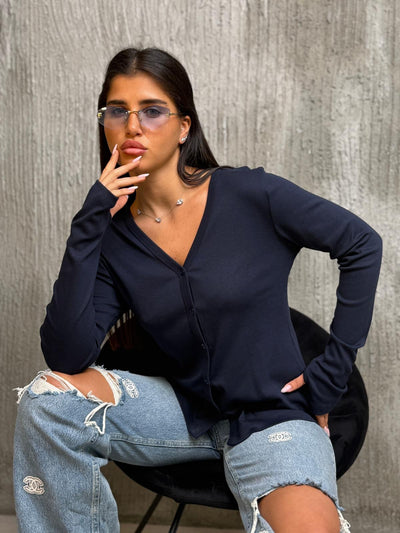 עליונית כפתורים עם כפפה