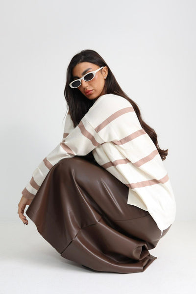 חולצה סריג פסים